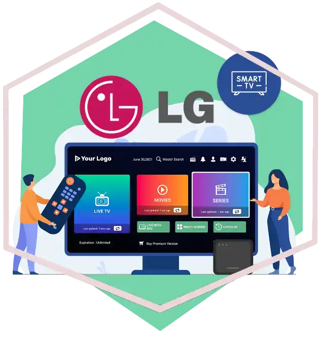 IPTV Smarters Pro on LG webOS