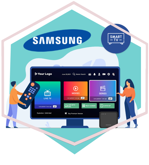 IPTV Smarters Pro on Samsung